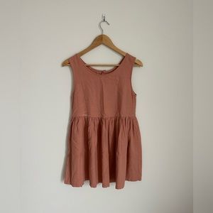 Pretty Korean pink mini dress